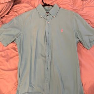 Polo Ralph Lauren Men Oxford Shortsleeve Dress Shirt size small